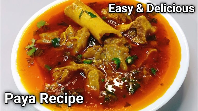 Paya Recipe | Easy And Authentic Recipe Of Paya Curry | Beef Trotters Recipe | Beef Paya | Bare Paye