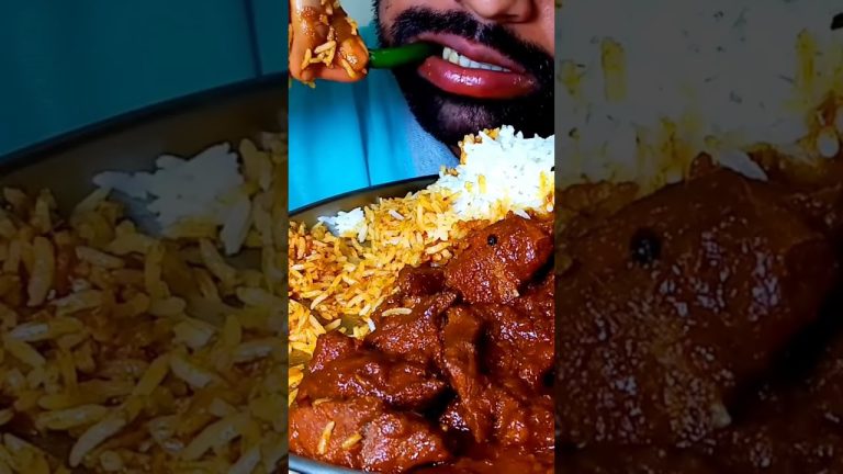 1 KG SPICY BEEF MEAT CURRY RICE AND CHILLI || BEEF MEAT CURRY RECIPE || #ytshorts