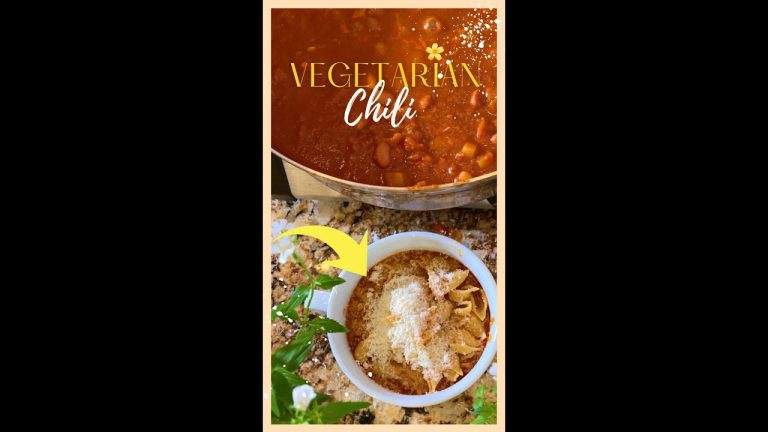 Vegetable Chili #shorts BEST comfort food recipe