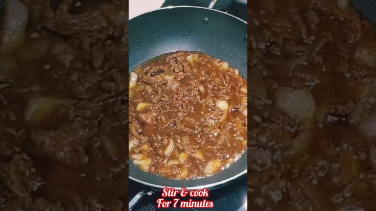 One Pot Beef Fried Rice – The BEST Way to Make It! #giveityourbestshort #shortfeed #shorts