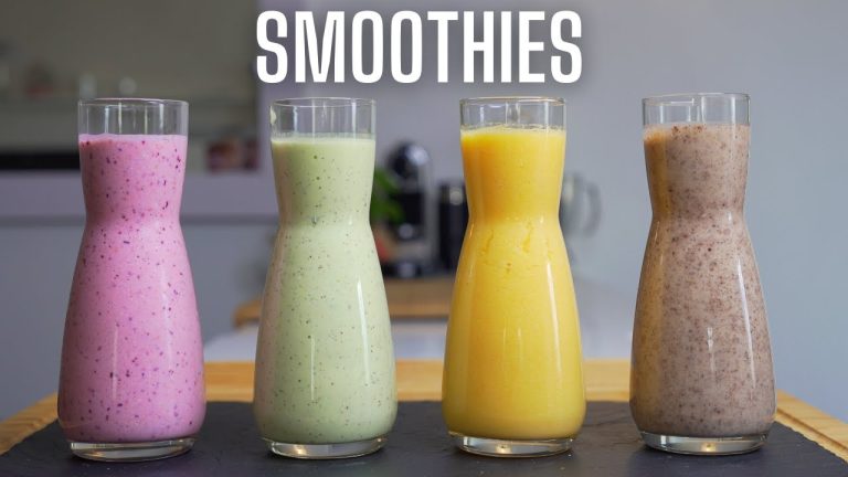 4 SMOOTHIES POUR FAIRE LE PLEIN DE VITAMINES — FOOD IS LOVE