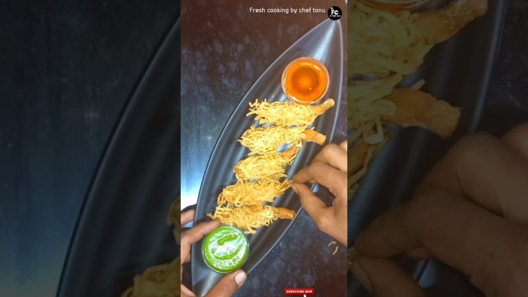 Prawn Spider Roll 🤔😋new recipe cooking videos #short #viral #shortsvideo #youtubeshorts