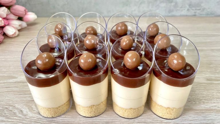 Mini Millionaire’s Dessert Cups in 10 minutes | No Bake Dessert – Easy and Yummy