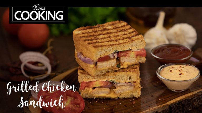 Grilled Chicken Sandwich | Sandwich Recipes | Bread Recipes