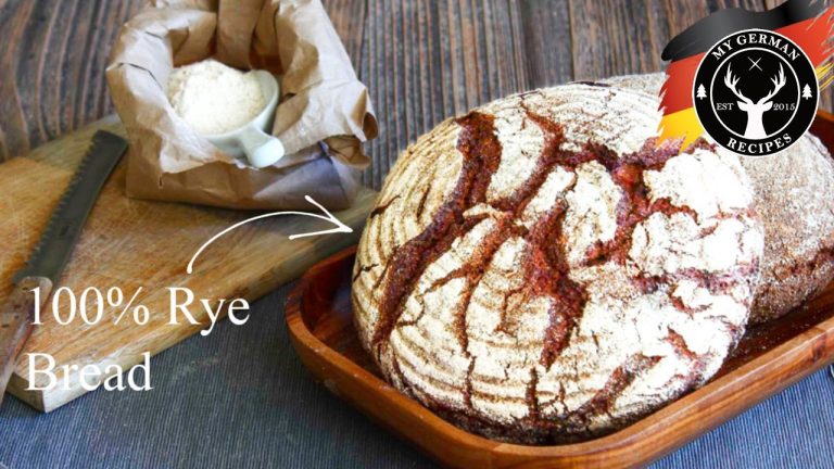 100% Rye Bread with Sourdough – No wheat added! ✪ MyGerman.Recipes