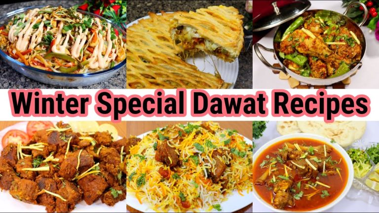 6 Winter Special Dawat Recipes 2022 | Beef Biryani | Pizza Pie | Balochi Karahi | Singaporean Rice