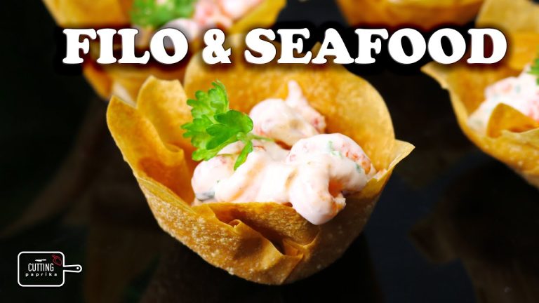 Filo Pastry and Seafood – Easy Recipe for fantastic Fingerfood Snack