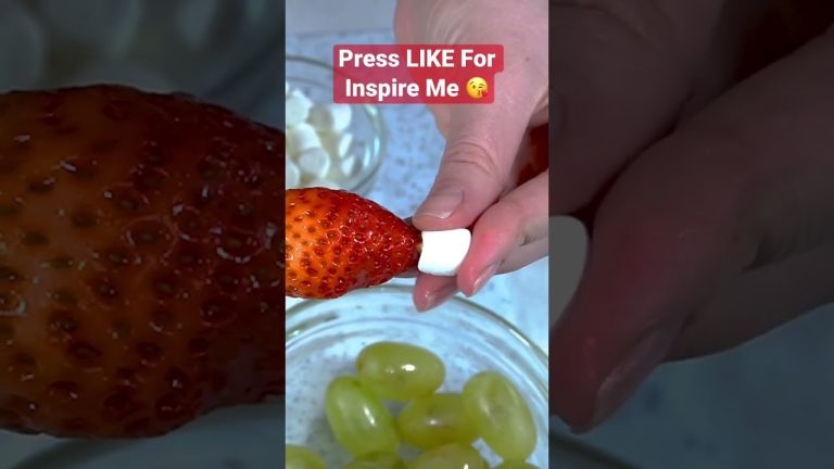 4 Ingredients Dessert Recipes | Fruit Snowman With Trending Song #shorts