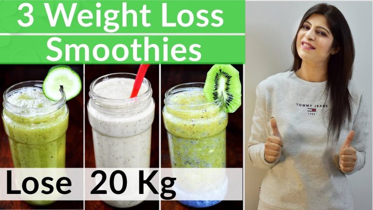 3 Breakfast Smoothie Recipe – No Sugar|No Milk – 3 Smoothie Recipe For Weight Loss | Dr.Shikha Singh