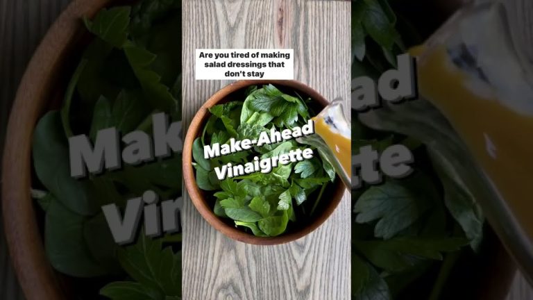 Easy Make-Ahead Vinaigrette #Shorts