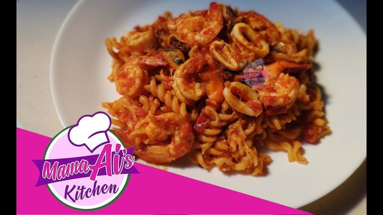 How to make Easy MARINARA PASTA Recipe / Seafood Pasta Recipe