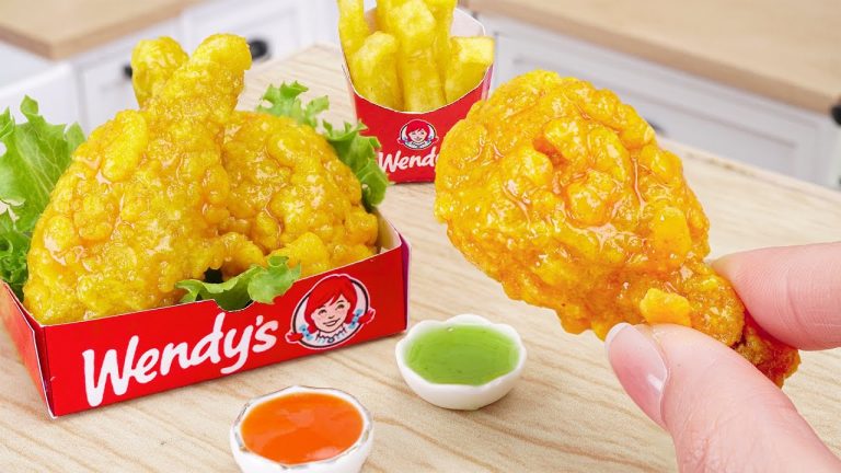 Awesome Miniature Fast Food Recipe | Crispy Tiny WENDY Chicken Fried Ideas | Miniature Cooking