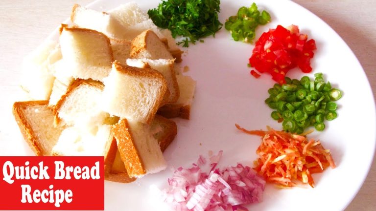 5 min Quick Breakfast Recipe, Bread Recipes, Spicy Bread Pancake, Bread Paratha, Bread Uttapam, Alpa