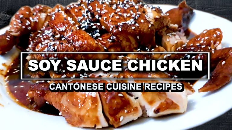 酱油鸡 – Sweet Soy Sauce Chicken recipe, Chinese Restaurant style