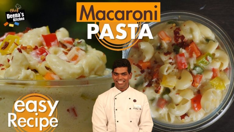 Macaroni Pasta Recipe in Tamil | Creamy & Cheesy White Sauce Pasta | CDK 613 | Chef Deena's Kitchen