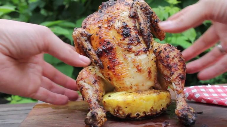 Pineapple Butt Chicken – english Grill- and BBQ-Recipe – 0815BBQ