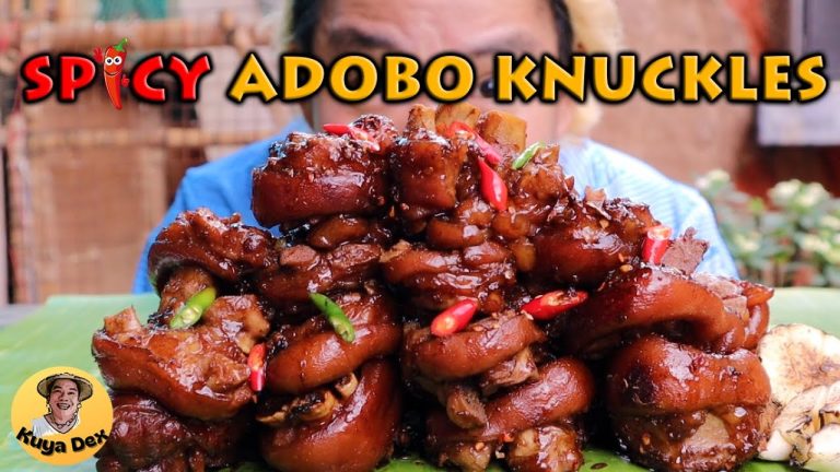 SPICY PORK ADOBO KNUCKLES Recipe | How to cook Pork Adobo Knuckles Spicy Version (HD)