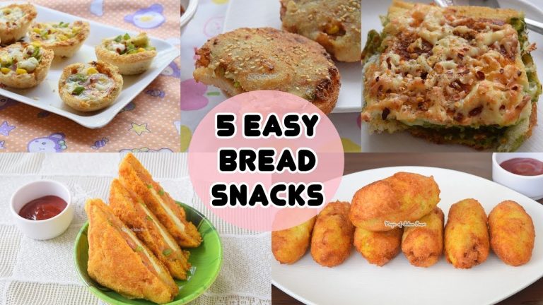 5 Easy Bread Snacks Recipes for kids – Easy Evening Snacks with Leftover Bread Recipes
