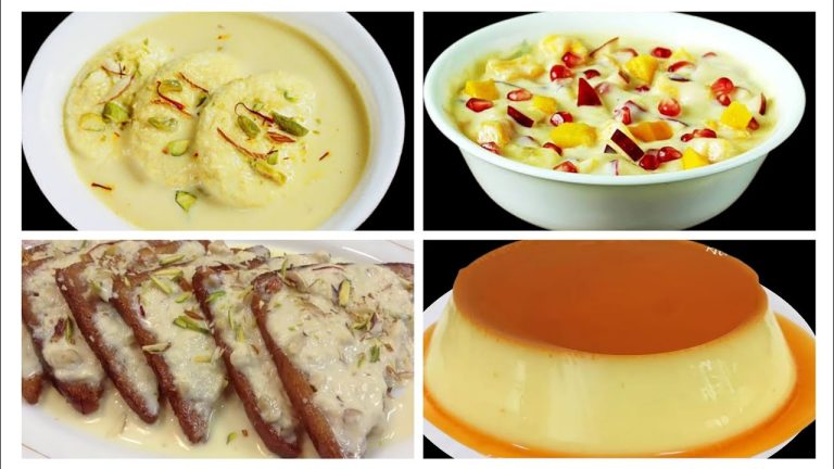 4 Easy Eid Dessert Recipes | Eid Special Recipe 2022 | Dessert Recipe