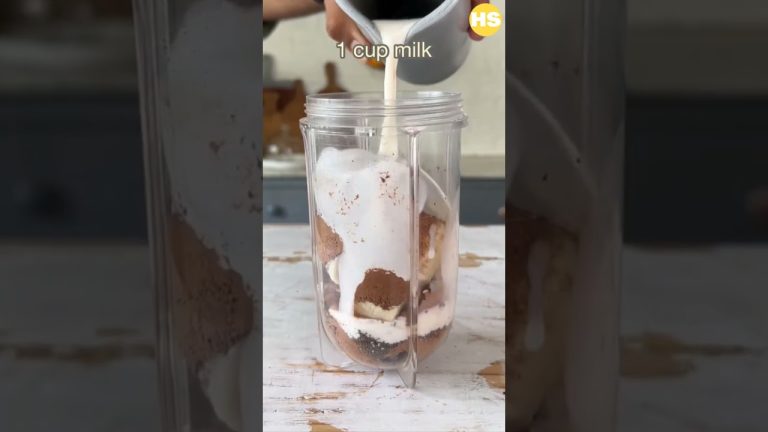 Healthy Chocolate Smoothie Recipes Without Sugar #shorts #healthyrecipes  #smoothierecipes