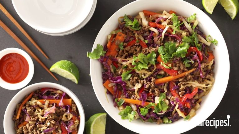 How to Make Addictive Asian Beef Slaw | Ground Beef Recipes | Allrecipes.com