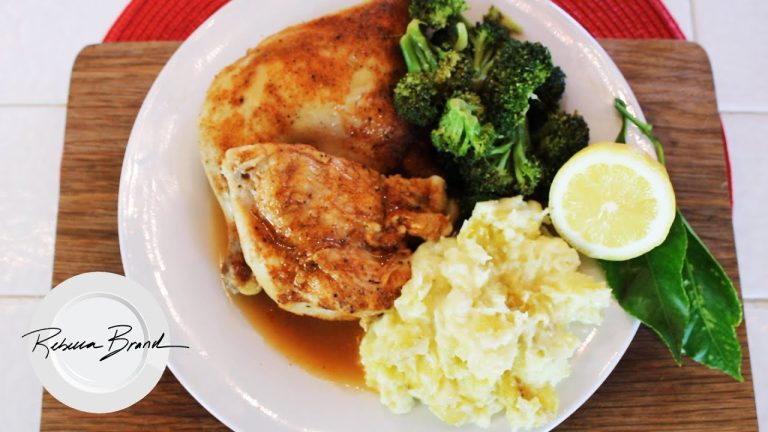 BEST Microwave Chicken Dinner Recipe with Mashed Potatoes-Broccoli | Toshiba Smart Microwave Review