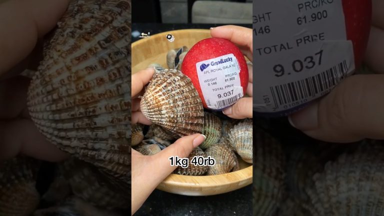 TIPS REBUS KERANG SEBESAR APEL SETENGAH MATANG DALAM 1MENIT😱 #garagaragina #viral #kuliner #jakarta