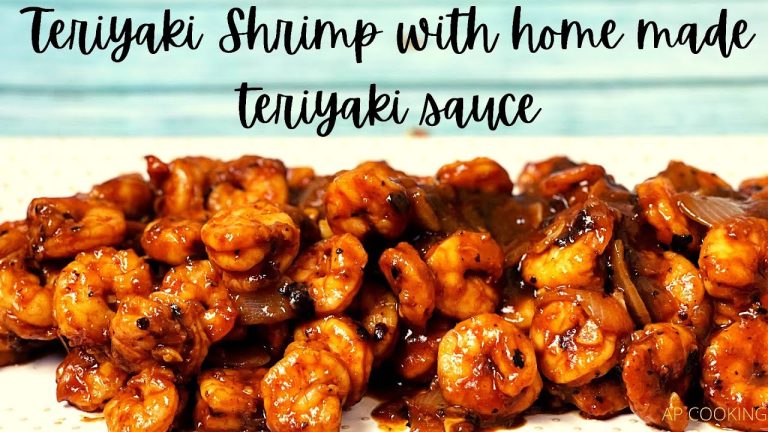 Teriyaki Shrimp| Homemade Teriyaki Sauce | Easy Teriyaki Shrimp[seafood recipes]