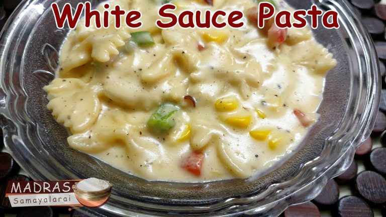White Sauce Pasta | Cheesy White Sauce Pasta Recipe | Italian Recipes in Indian Style