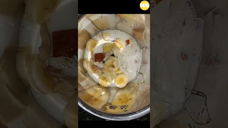 Apples and Bananas With Cashews Smoothie #shorts #smoothierecipes