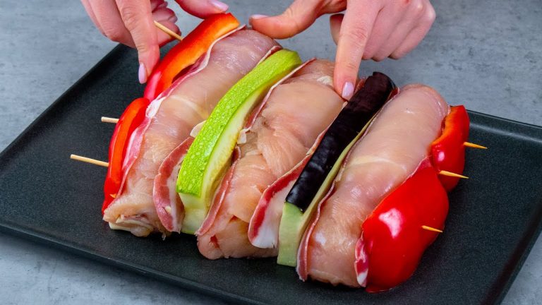 Discover a unique recipe for chicken breast rolls! Step by step!