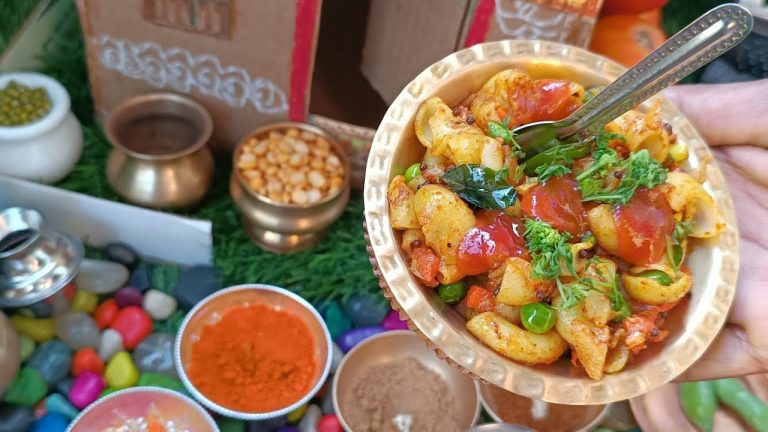 miniature masala pasta recipe tiny mini cooking pasta recipe miniature food cooking