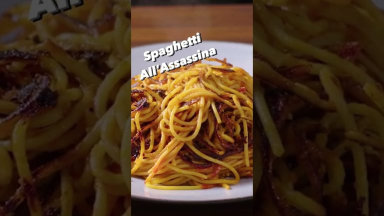 How to Make Spaghetti All’Assassina #Shorts