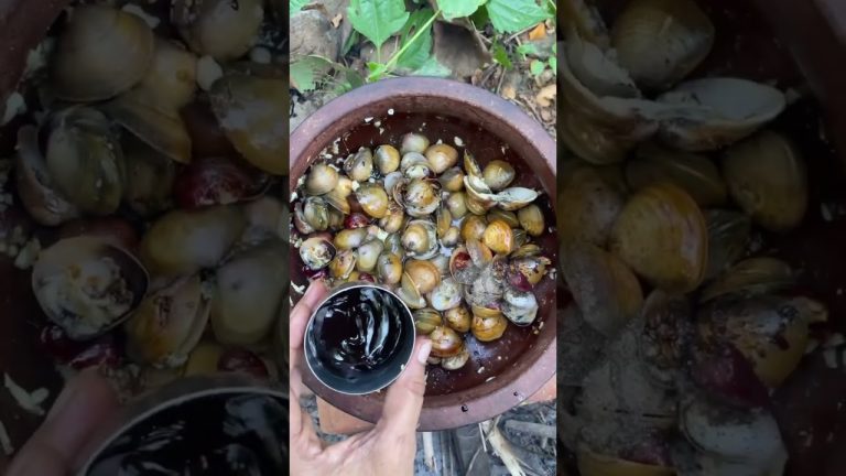 ASMR Easy Clams Recipe 🦪🔥🔥🔥 #cooking #shorts #recipe #asmr #seafood