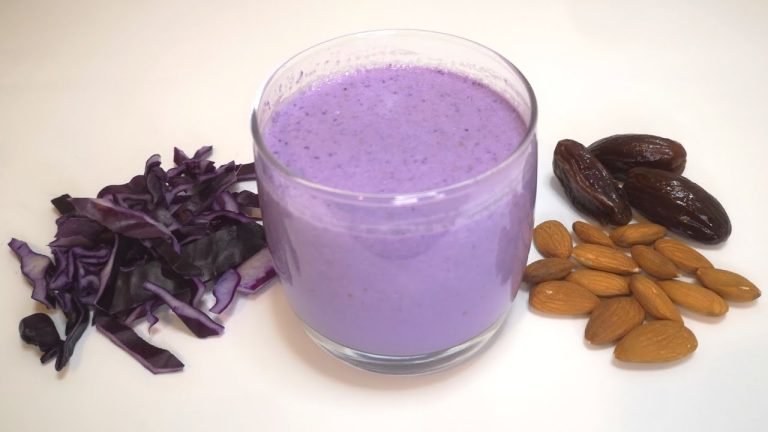 سموتي الملفوف – Red cabbage smoothie