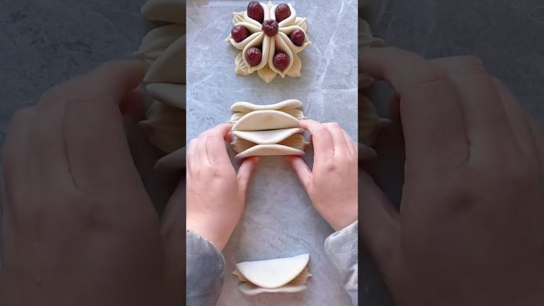 Satisfying & Creative Dough Pastry Recipes (P3) – Bread Rolls, Bun Shapes, Pasta #shorts