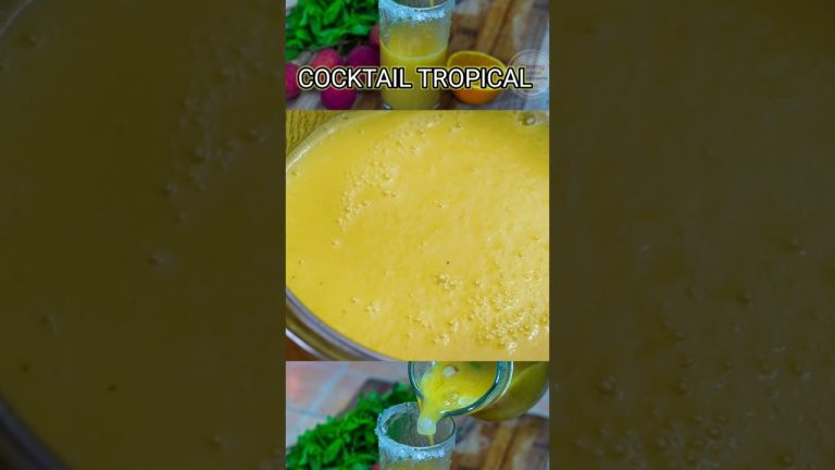 COCKTAIL TROPICAL 🏝#SHORTS #Maurituis