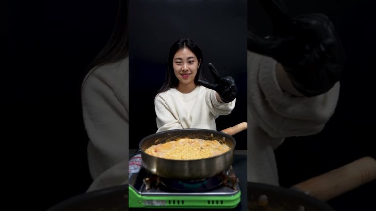 Korean toowoomba pasta🌶🍝신라면 투움바 파스타🌶🍝ASMR