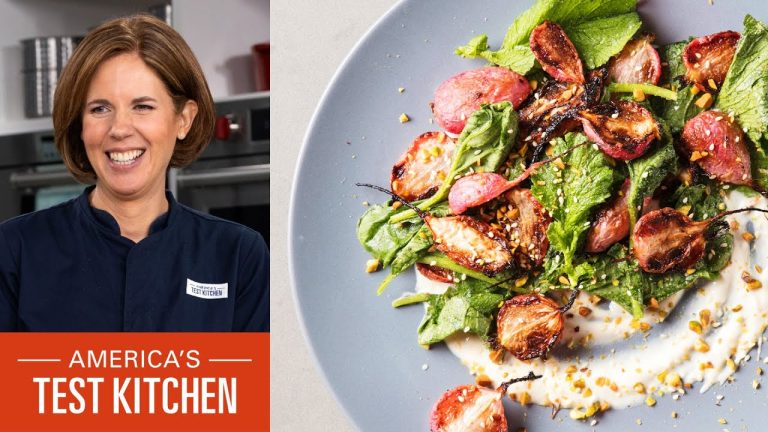 How to Make Roasted Radishes with Yogurt-Tahini Sauce