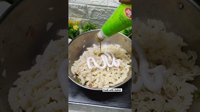 Streetstyle pasta recipe #shorts #viral #trending #streetfood #pasta #mayonnaise #easy