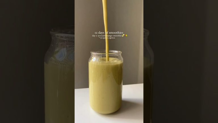 How To Make Avocado Smoothie #shortsyoutube