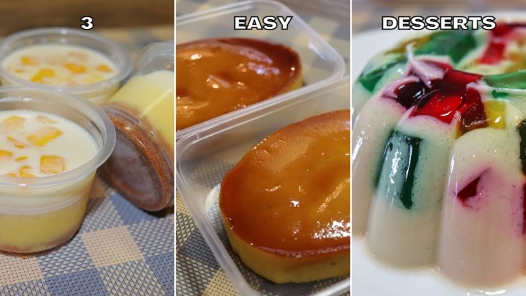 3 EASY DESSERT RECIPES for any occasion! | Pinoy Easy Recipes