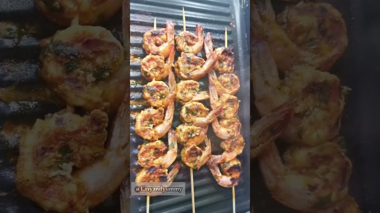 جمبري مشوي – Grilled Shrimp 🍤😋 #جمبري #shrimp #food