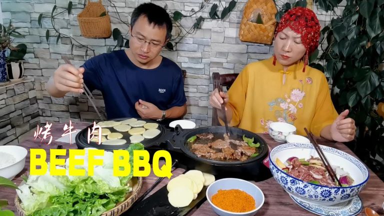 Secret Roast Beef|BEEF BBQ HALAL|Muslim Chinese Food 【Beef recipes halal】很简单的家庭烤肉，加上秘制蘸料，味道不要太好