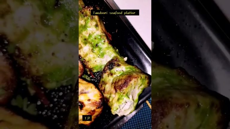 Tandoori seafood platter #shoot #andaman #tpvlogs #seafood #platter #restaurant #yummy #bestfood #