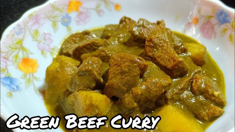 Goan Green Beef Curry | Simple Beef recipe | Goan recipe | Beef Curry | Pinto Vinay's recipe |
