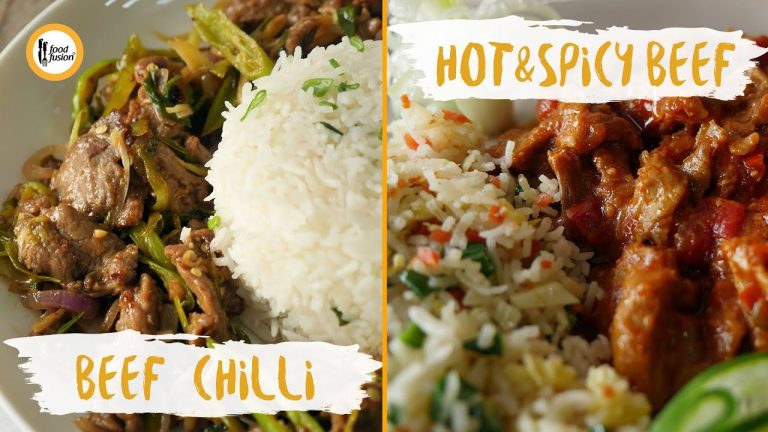Restaurant style Beef Chilli & Hot & Spicy Beef Recipes By Food Fusion