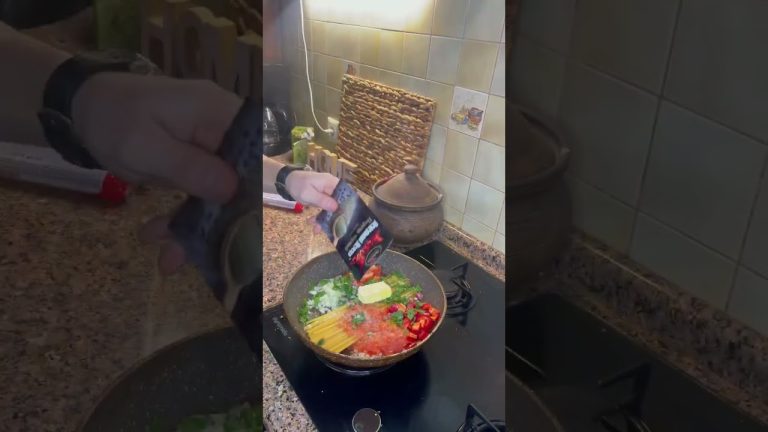 Паста на ужин за 15 минут. #рецепт #cooking #pasta