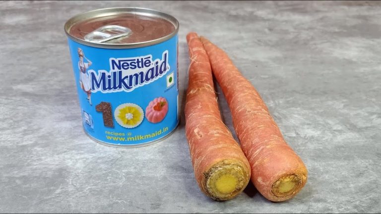 Cook Condensed Milk and Carrots! You will be amazed! Homemade Dessert Recipe. Quick and Easy Dessert