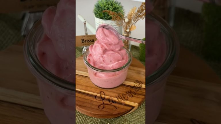 Sorvete Fit de Morango / Smoothie saudável